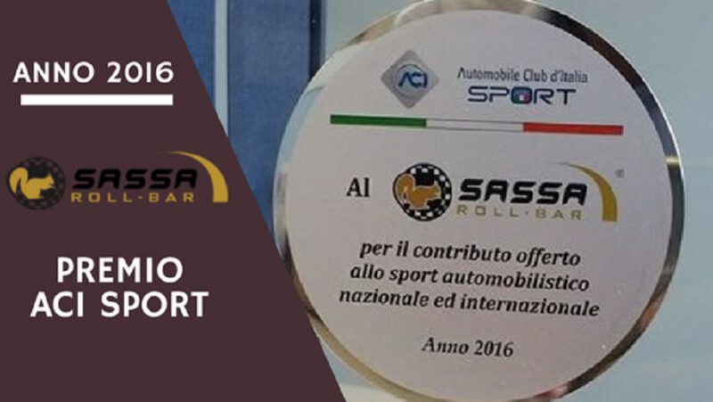 L'ACI sport premia la Sassa Roll-Bar